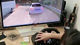 女朋友马上要考科目三了，特意买了一个模拟器让她练习！