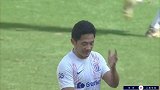 心太急！钱杰给无人盯防超远射门偏出底线