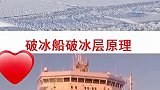 轮船破冰是这样的