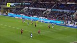 下半场补时第2分钟斯特拉斯堡球员利埃纳尔射门