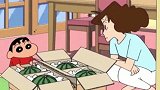 蜡笔小新：吃西瓜比赛，小新吃西瓜的速度相当快哦