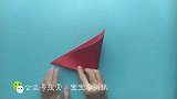 宝宝学折纸：折纸基础篇，折纸雪花展示，好多小朋友问怎么剪的