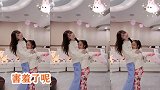 李小璐和甜馨穿亲子装大跳比心舞，甜馨镜头感十足像极了贾乃亮！