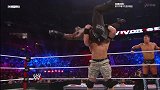 WWE-17年-幸存者2011：巨石携手约翰·塞纳对战米兹柱子组合-全场