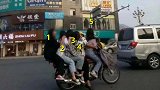 “最靓的仔”栽了！男子骑摩托车载5名女子招摇过市 结局悲剧