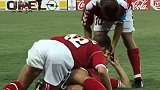 足球 场上最“文艺”的庆祝动作？小劳德鲁普1998年法国世界杯 对阵巴西睡美人 庆祝名留青史足球解说