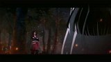 魔道祖师要把莫玄羽捉住，他很害怕，赶紧躲到蓝二身后！