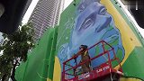 别人家的粉丝！迈阿密球迷制作巨幅内马尔壁画助力偶像