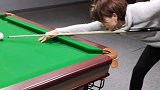 台球二级课程，中袋走位训练，中杆两库走位