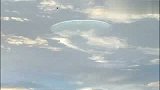 墨西哥上空现奇异云层 犹如神秘“飞碟”