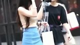 是不是瘦瘦高高的女生穿啥都好看，街拍穿搭