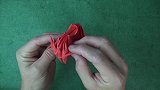 宝宝学折纸：手把手教你做太空怪兽嘴巴折纸，简单折纸大全