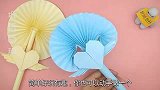 自制可伸缩的机关扇子，魔法棒变身成公主扇，简直太酷了