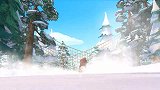 熊出没：大木头当雪橇，这俩人真会玩儿，一定很刺激