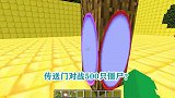 游游解说我的世界，传送门对战500只僵尸？