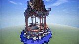 我的世界四色挑战 - 只有四种材质的亭子喷泉
