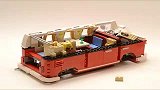 名车志-推荐-LEGO Volkswagen T1 Camper Van 10220 Time Lapse Build