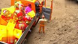 挖掘机搅拌车玩具户外故事