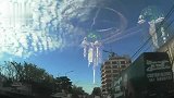 城市上空出现巨型UFO，会是外星人造访地球吗？