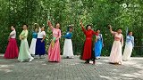 相约紫竹广场舞《草原的月亮》杜老师领跳 歌曲动听舞蹈优美大方