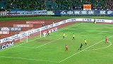 恒大中场回传失误 卡尔德克外围反断抽射被扑