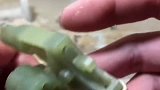 爷爷传给孙子的玉石，被孙子制作成左轮手枪，感觉有些大材小用！