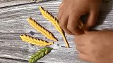 造型新颖像麦穗的花卷，营养美味你值得拥有！