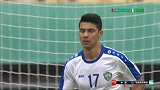 国足4v2防不住！哈姆达莫夫后点推射擦柱而出