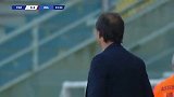 第3分钟博洛尼亚球员达尼洛进球 帕尔马0-1博洛尼亚