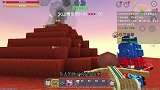 迷你世界：火山大爆发，妹妹被阻止没法垫方块，只有把自己关起来