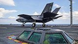F-35C弹射起飞快速坠向海面，原来是美海军做试验，想干啥？