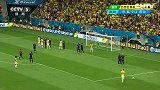 世界杯-14年-淘汰赛-季军赛-巴西队任意球传中路易斯头球顶偏-花絮