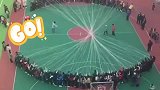 这才叫“跳大绳”，万一没跳过去，那就是一个悲剧了！