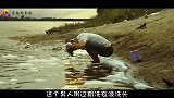 男人跳江被困荒岛，用捡来的洗衣液洗头，结果鱼都被毒死了