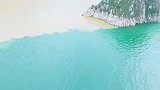 刘家峡水电站，水浑浊的是洮河，水清的是黄河