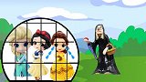 动画剧场：公主们都被女巫关起来了，魔法仙子能救出她们吗？