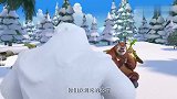 熊出没：想不到雪怪是熊二扮的，只是被雪埋了，变成了大雪怪！