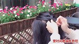 不长不短的头发如何编发？教你3加2这样编，百搭时尚