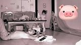 贴心小棉袄半夜起来，躺在爸爸怀里，我也好想要个女儿
