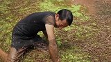 干塘的黄鳝扣着真过瘾，你们在这种地方逮过没有？下集