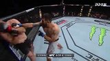 人形坦克般进攻碾压!UFC巨兽重拳13连击打垮对手