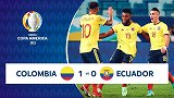 【纯享版集锦】卡尔多纳乱战中抽射破门 哥伦比亚1-0厄瓜多尔