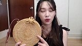 INS上那些超火的同款淘宝穿搭，超喜欢巴厘岛同款草编包包！