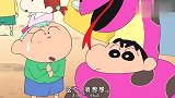 蜡笔小新：迷路双胞胎碰到一起就满口脏话，小新拉开他们就会大哭