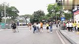 和广西妹子逛越南河内，来越南第一次和中国妹子逛街