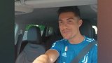 尤文众将试驾JEEP新车 C罗浮夸演技爱不释手