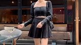 我跳的怎么样 今天这套黑色衣服 你们喜欢吗