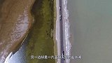 青海的绝美双色湖，一边碧绿一边深蓝，开发价值巨大！