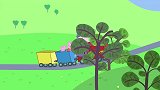 兔小姐开火车，带着大人们去上班，不料火车竟然坏了
