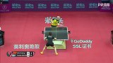 2018女乓球世界杯1/8决赛 朱雨玲4-0埃霍尔姆-全场录播